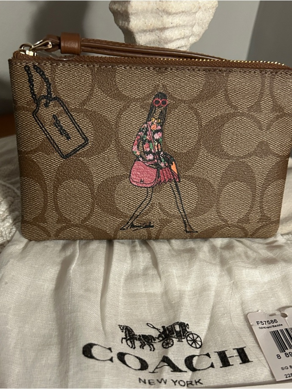 Coach 2016 Limited Edition Classic Bonnie Cashin Fashion Signature Wristlet NWT